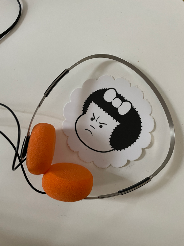 photo of some cheap KOSS headphones