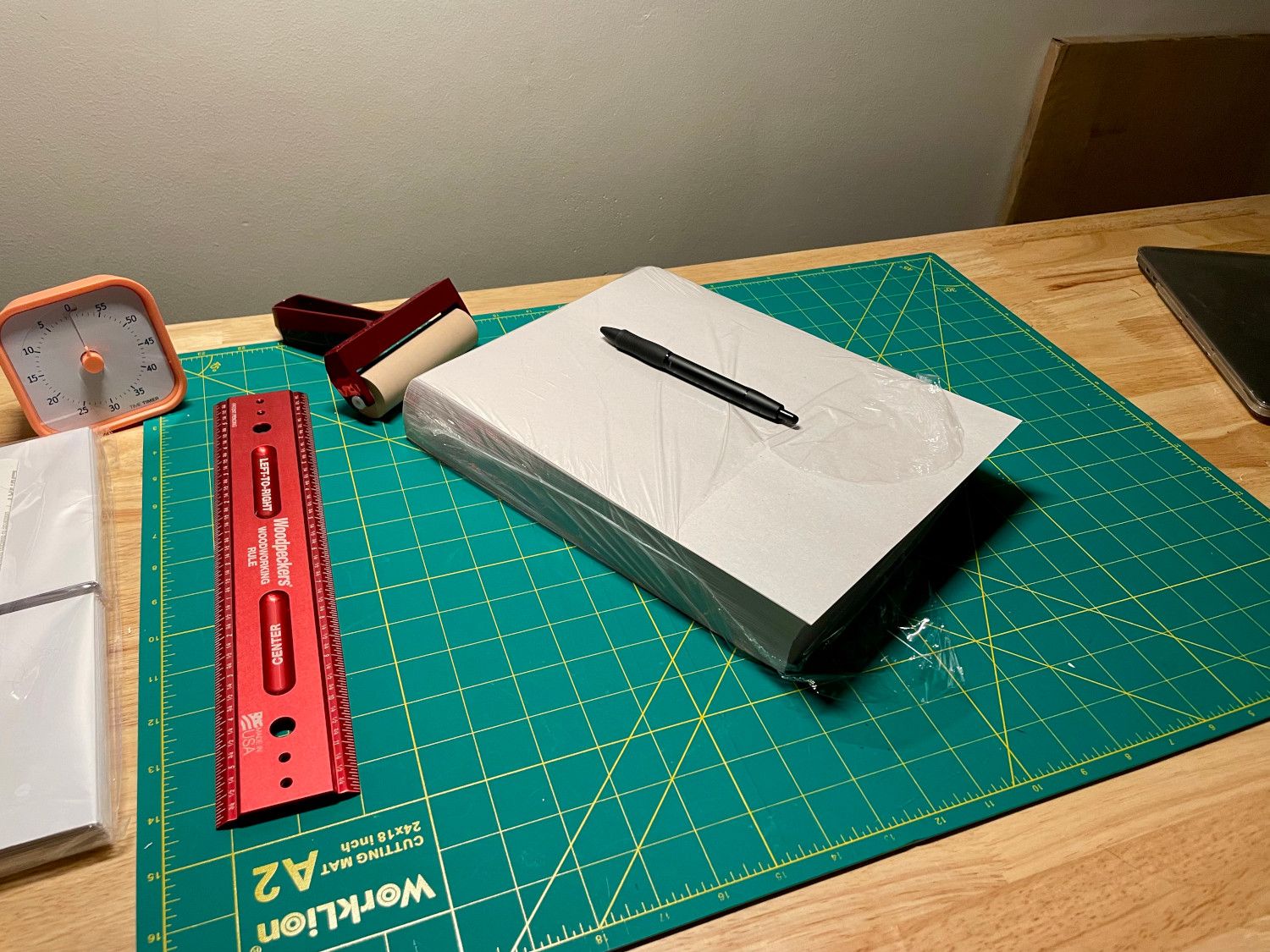 The pile of newsprint in question